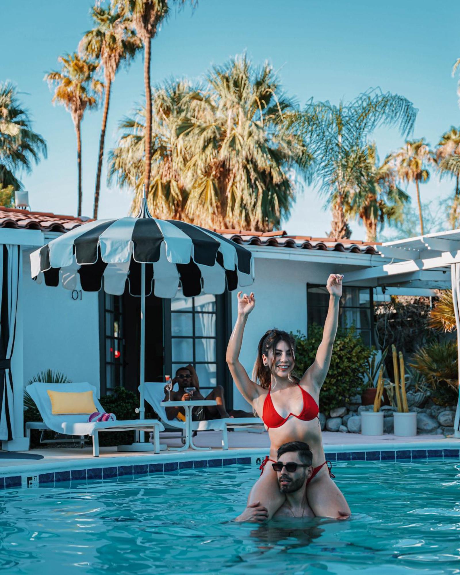 ホテル Natural Palm Springs Escape Poolside Plus Downtown エクステリア 写真