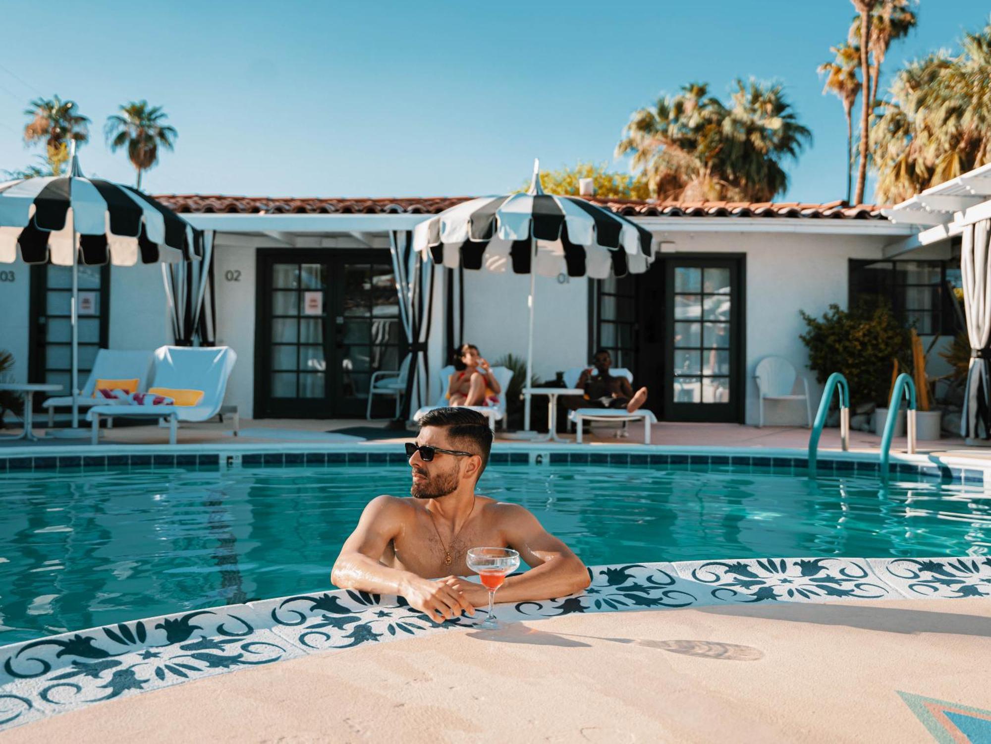 ホテル Natural Palm Springs Escape Poolside Plus Downtown エクステリア 写真