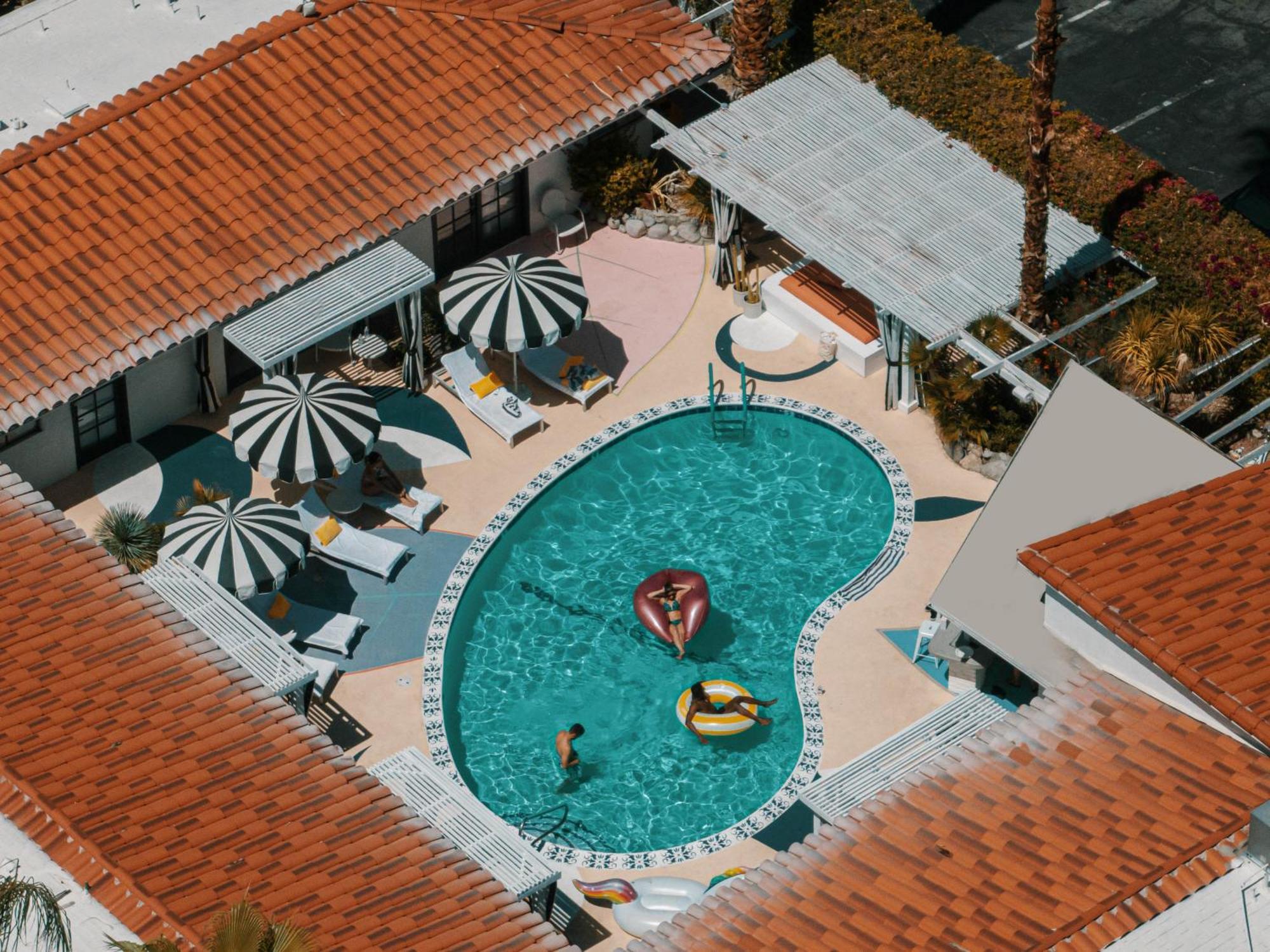ホテル Natural Palm Springs Escape Poolside Plus Downtown エクステリア 写真